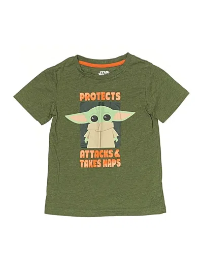 Pre-owned Star Wars Kids' Short Sleeve T-shirt In Green