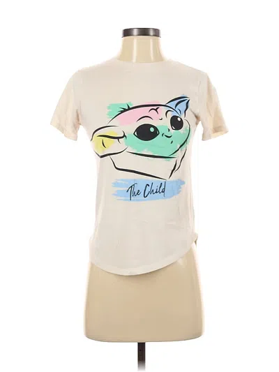 Pre-owned Star Wars Short Sleeve T-shirt In Ivory