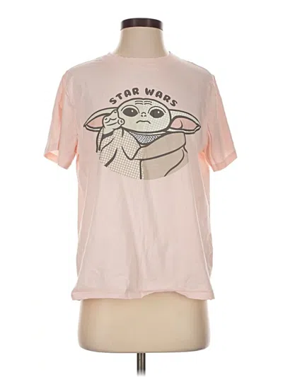 Pre-owned Star Wars Short Sleeve T-shirt In Pink