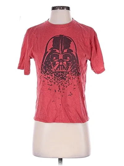 Pre-owned Star Wars Short Sleeve T-shirt In Red