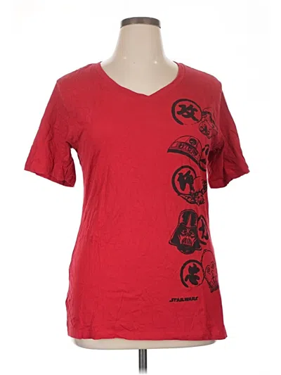 Pre-owned Star Wars Short Sleeve T-shirt In Red