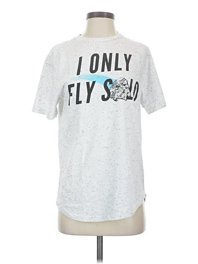 Pre-owned Star Wars Short Sleeve T-shirt In Silver