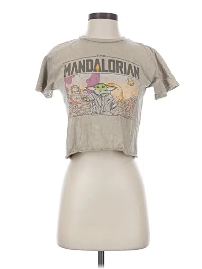 Pre-owned Star Wars Short Sleeve T-shirt In Tan