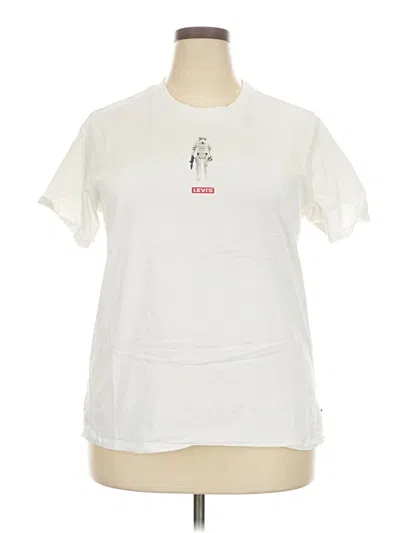 Pre-owned Star Wars Short Sleeve T-shirt In White
