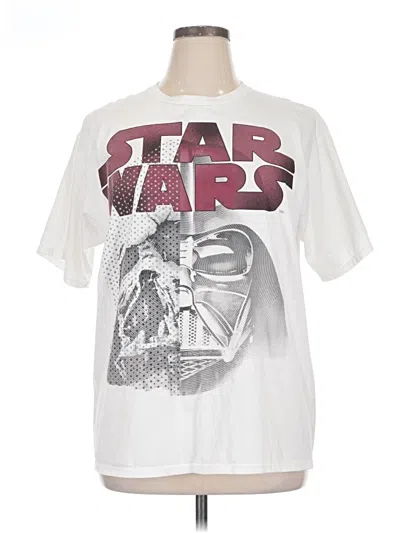 Pre-owned Star Wars Short Sleeve T-shirt In White