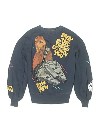 Pre-owned Star Wars Kids' Sweatshirt In Blue