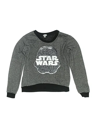 Pre-owned Star Wars Kids' Sweatshirt In Gray