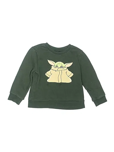 Pre-owned Star Wars Kids' Sweatshirt In Green