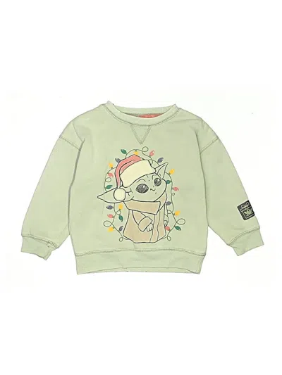 Pre-owned Star Wars Kids' Sweatshirt In Green