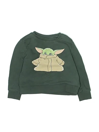 Pre-owned Star Wars Kids' Sweatshirt In Green