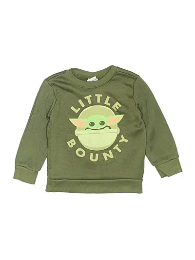 Pre-owned Star Wars Kids' Sweatshirt In Green