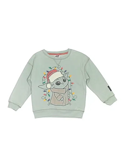 Pre-owned Star Wars Kids' Sweatshirt In Green