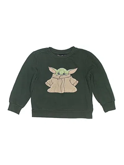 Pre-owned Star Wars Kids' Sweatshirt In Green