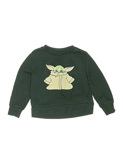 Pre-owned Star Wars Kids' Sweatshirt In Green