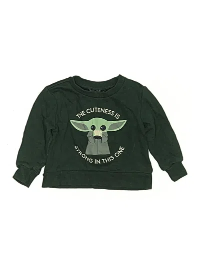 Pre-owned Star Wars Kids' Sweatshirt In Green
