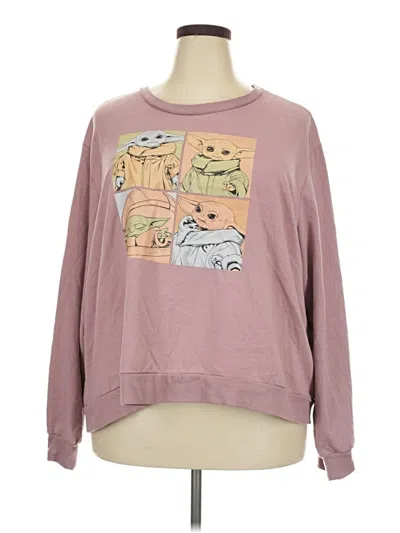 Pre-owned Star Wars Sweatshirt In Pink