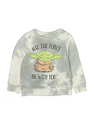 Pre-owned Star Wars Kids' Sweatshirt In Silver