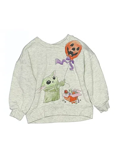 Pre-owned Star Wars Kids' Sweatshirt In Silver