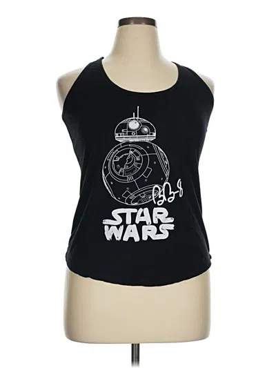 Pre-owned Star Wars Tank Top Black Halter Neckline Tops