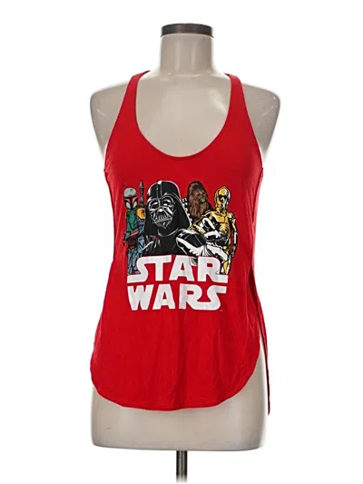 Pre-owned Star Wars Tank Top Red Halter Neckline Tops