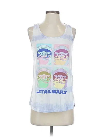 Pre-owned Star Wars Tank Top White Halter Neckline Tops