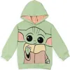 Star Wars The Mandalorian Baby Yoda Pullover Hoodie In Multi