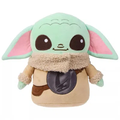 Star Wars The Mandalorian Grogu 9-inch Soft Plush Doll (rondel Design) In Multi
