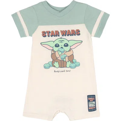 Star Wars Babies'  The Mandalorian Grogu Athletic One Piece Romper In Multi