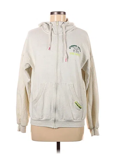 Pre-owned Star Wars Zip Up Hoodie In Gray