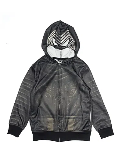 Pre-owned Star Wars Kids' Zip Up Hoodie In Silver