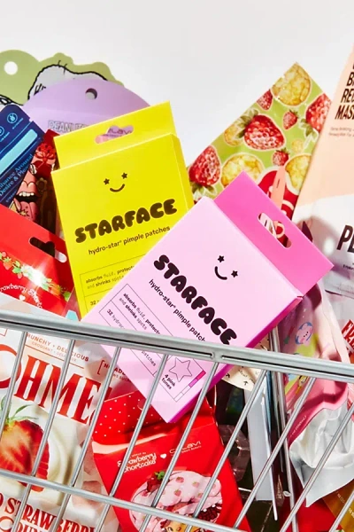 Starface Hydro-star Hydrocolloid Pimple Patch Set In Pink Combo At Urban Outfitters In Transparent