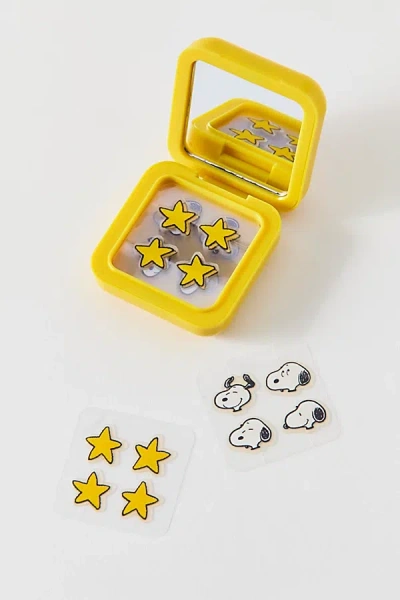 Starface Hydrocolloid Pimple Patch & Mirrored Compact Case Set In Snoopy Dog House At Urban Outfitters In Yellow