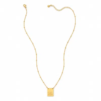 Starfish Project Act Justly Necklace In Gold