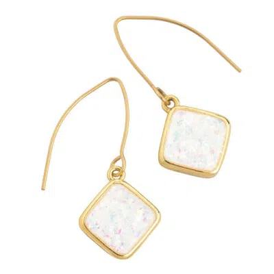 Starfish Project Clare Opal Earrings In Gold
