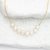 Starfish Project Harmony Pearl Cluster Necklace In Gold