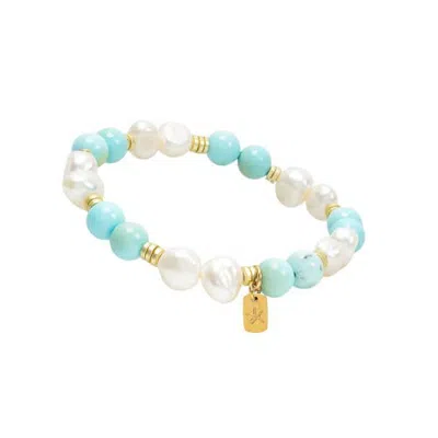 Starfish Project Heirloom Coast Bracelet In Blue