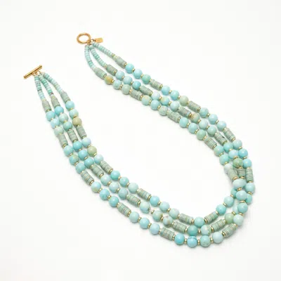 Starfish Project Luminous Tide Necklace In Green