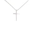 Starfish Project Men's The Classic Cross Necklace In Sterling Silver In Silver