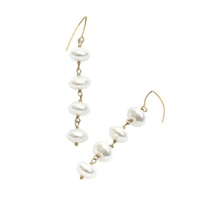 Starfish Project Pearl Glow Earrings In Gold