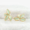 Starfish Project Poised Petal Earrings In Gold