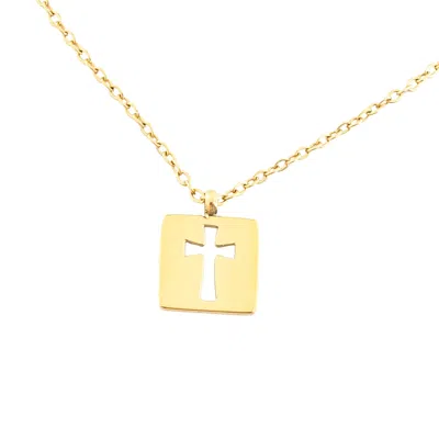 Starfish Project Women's Axis Gold Cross Necklace