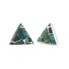 Starfish Project Women's Blue Ellie Triangle Turquoise Studs In Sterling Silver