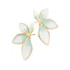 Starfish Project Women's Blue Flourish Mint Leaf Earrings