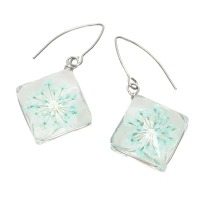 Starfish Project Women's Blue Forever In Bloom Earrings In Metallic