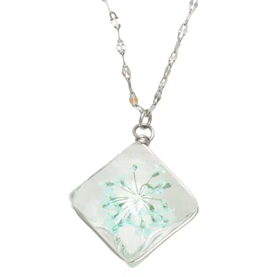 Starfish Project Women's Blue Forever In Bloom Necklace In Metallic