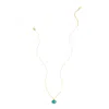 Starfish Project Women's Gold / Blue Hopeful Glow Necklace In Turquoise