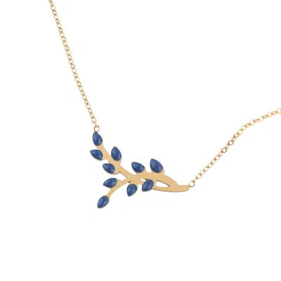 Starfish Project Women's Gold / Blue Shared Hope Necklace In Blue