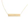 Starfish Project Women's Gold Walk Humbly Bar Necklace