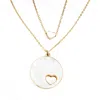 Starfish Project Women's Gold / White Journey Together Necklace Set In Mother Of Pearl In Gold