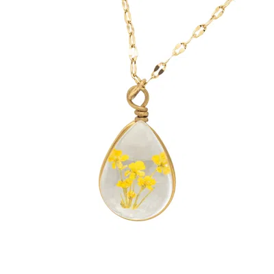 Starfish Project Women's Gold / Yellow / Orange Everlasting Bloom Necklace